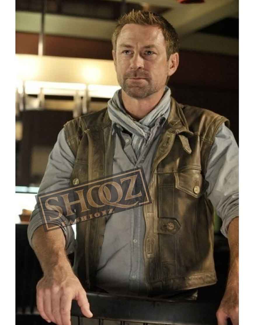 Defiance Grant Bowler Leather Vest Defiance Grant Bowler Leather Vest